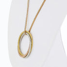 Cartier Trinity 18K Tri Color Triple Circle Diamond Pendant - The Back Vault