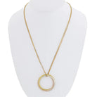 Cartier Trinity 18K Tri Color Triple Circle Diamond Pendant - The Back Vault
