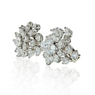 French Art Deco Platinum Aquamarine and Diamond Carpet Bracelet - The Back Vault