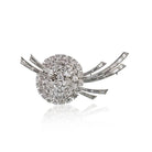 Van Cleef & Arpels Circa 1950's Platinum 18.00 carat Diamond Brooch - The Back Vault