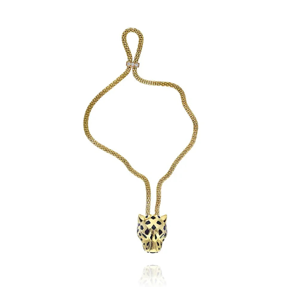 Cartier Panthere 18K Yellow Gold Large Head Bracelet - The Back Vault