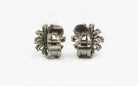 Art Deco Platinum Sapphire & Diamond Earrings - The Back Vault