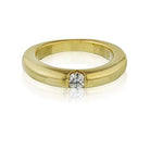 Cartier Circa 1990 18K Yellow Gold 0.25 Carat Round Cut Engagement Ring - The Back Vault