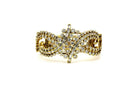 Circa 1980's 18K Yellow Gold 25 Carat Diamond Bracelet - The Back Vault