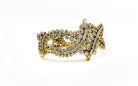 Circa 1980's 18K Yellow Gold 25 Carat Diamond Bracelet - The Back Vault