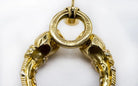 Cartier Panthere 18K Yellow Gold Vintage Hoop Earrings - The Back Vault