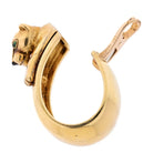 Cartier Panthere Heads Large Vintage Clip-On Hoop Earrings - The Back Vault