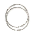 18K White Gold Diamond Hoop 10.00cttw Earrings - The Back Vault