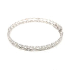 18K White Gold Diamond Hoop 10.00cttw Earrings - The Back Vault