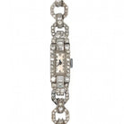 Art Deco Platinum Women Diamond Watch - The Back Vault