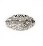 Edwardian Platinum Diamond Brooch - The Back Vault