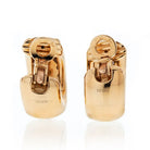 Cartier Hoop 18K Yellow Gold Diamond Huggie Earrings - The Back Vault