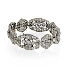 1920's Platinum Old Cut Vintage Diamond Bracelet - The Back Vault