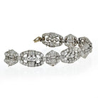 1920's Platinum Old Cut Vintage Diamond Bracelet - The Back Vault