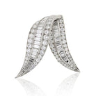 1950's Platinum 9.00cts Diamond Brooch - The Back Vault