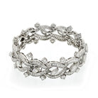 1970's Platinum 30.00cts Diamonds Vintage Bracelet - The Back Vault