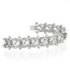 1970's Platinum 30.00cts Diamonds Vintage Bracelet - The Back Vault