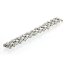 1970's Platinum 30.00cts Diamonds Vintage Bracelet - The Back Vault
