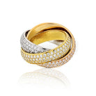 Cartier Trinity 4.64cts All Diamond Ring - The Back Vault