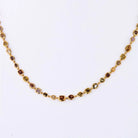 18K Yellow Gold 10.50 carat Fancy And White Color Diamonds by the Yard Necklace - The Back Vault