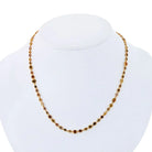 18K Yellow Gold 10.50 carat Fancy And White Color Diamonds by the Yard Necklace - The Back Vault