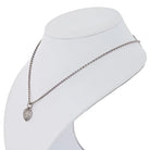Cartier 18K White Gold Pave Diamond Heart On A Chain Pendant - The Back Vault