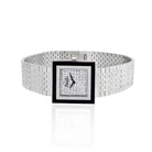 Piaget Circa 1970's 18K White Gold Diamond Suqare Dial Wrist Women Watch - The Back Vault