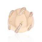 Cartier 18K Yellow Gold Panthere Claw Diamond Ring - The Back Vault