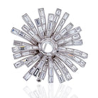 Bvlgari Platinum 1960's Diamond Setting for a Brooch - The Back Vault