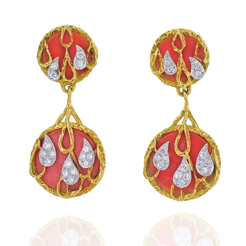 Kutchinsky 18K Yellow Gold Earrings - The Back Vault
