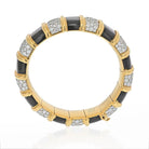 Tiffany & Co. Platinum & 18K Yellow Gold Schlumberger Paillonne Diamond Bracelet - The Back Vault