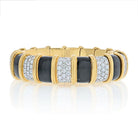 Tiffany & Co. Platinum & 18K Yellow Gold Schlumberger Paillonne Diamond Bracelet - The Back Vault