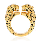 Cartier 18K Yellow Gold Double Panthere Ring - The Back Vault