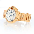 Cartier 18K Rose Gold Ballon Bleu 44mm Chrono W6920010 Men Watch - The Back Vault