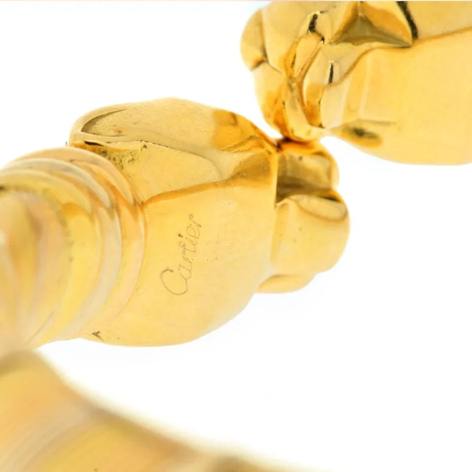 Cartier 18K Two Tone Bangle Bracelet - The Back Vault