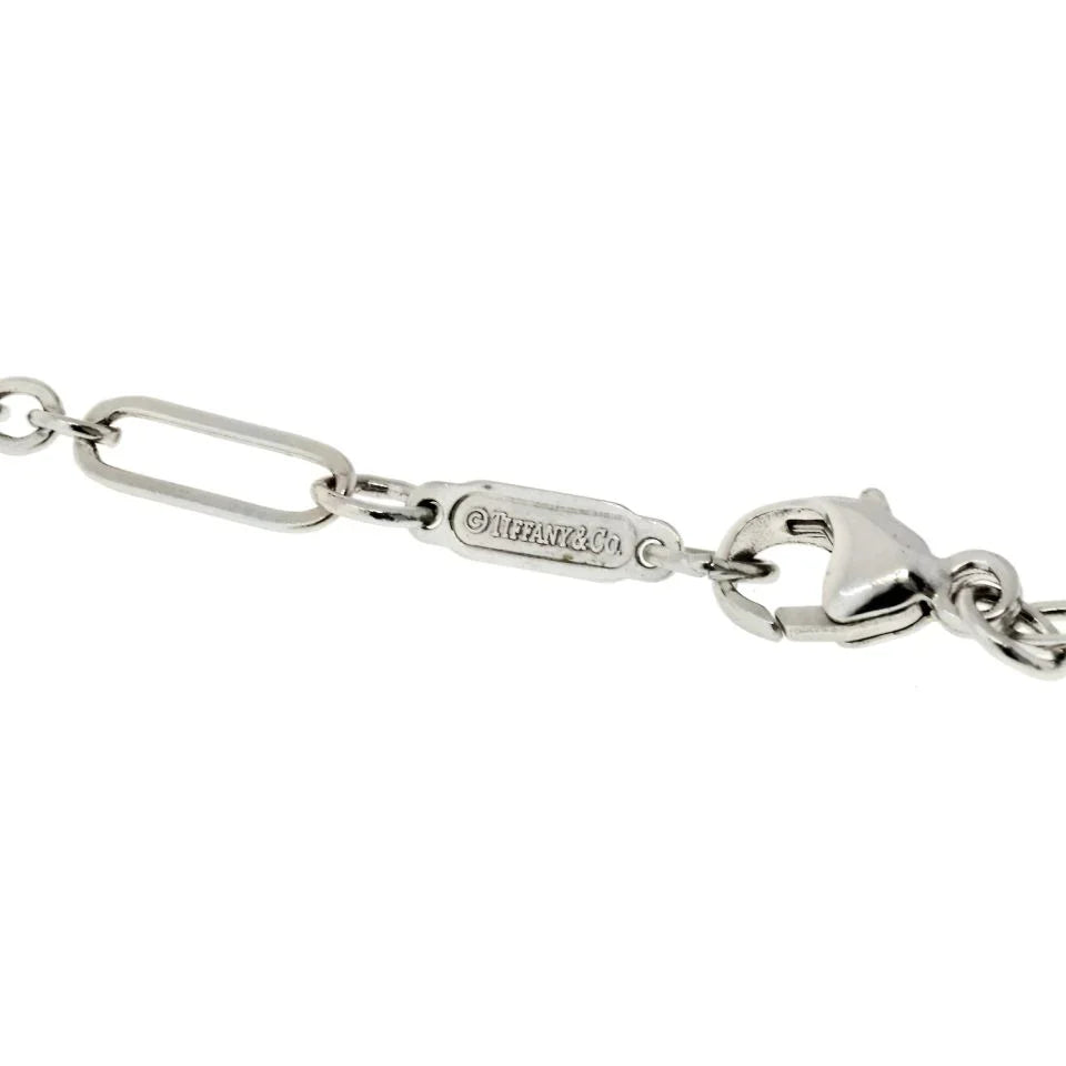 Tiffany & Co. 18K White Gold Three Heart Pendant Necklace - The Back Vault
