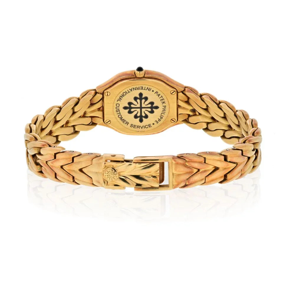 Patek Philippe 18K Yellow Gold 1980's La Flamme Women Watch - The Back Vault