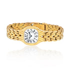 Patek Philippe 18K Yellow Gold 1980's La Flamme Women Watch - The Back Vault