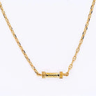 David Webb 18K Yellow Gold Plain Link Chain Necklace - The Back Vault