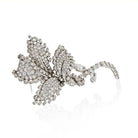 David Webb Platinum 18.92 cts Diamond Flower Brooch - The Back Vault