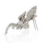 David Webb Platinum 18.92 cts Diamond Flower Brooch - The Back Vault