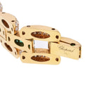 Chopard 18K Yellow Gold La Strada Diamond And Green Emerald Women Wrist Watch - The Back Vault