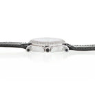 Chopard 18K White Gold Happy Sport Oval Dial Diamond Bezel 27/7012-23 Women Watch - The Back Vault