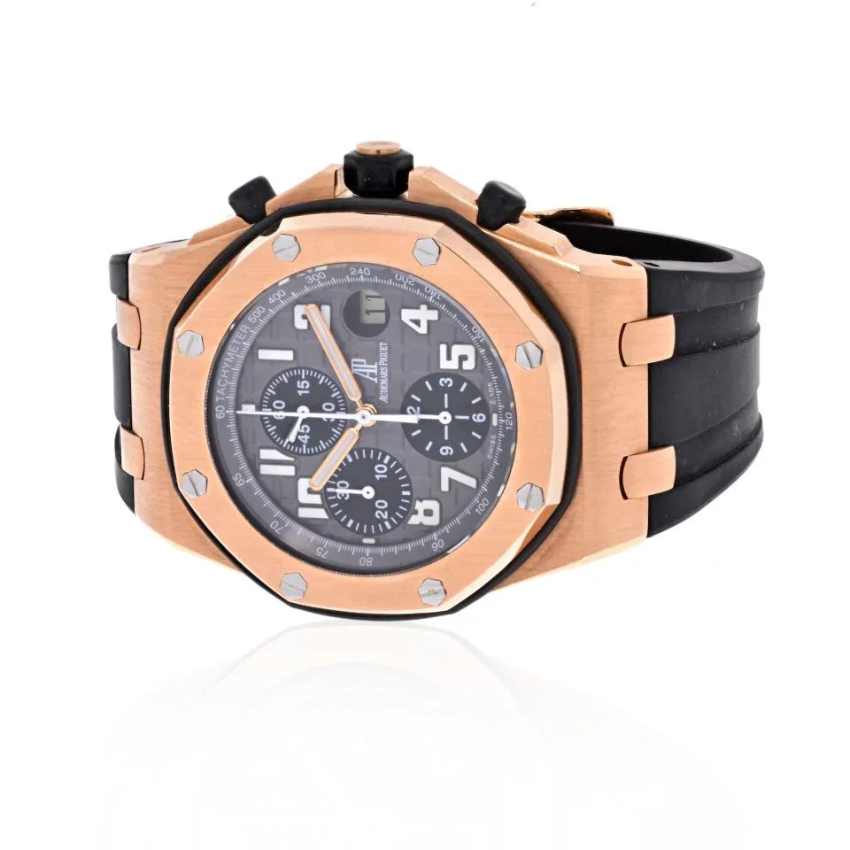 Audemars Piguet 18K Rose Gold Royal Offshore 42mm Chrono Men Watch - The Back Vault