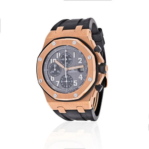 Audemars Piguet 18K Rose Gold Royal Offshore 42mm Chrono Men Watch