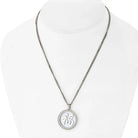 Chopard 18K White Gold Good Fortune Diamond Round Pendant - The Back Vault