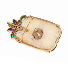 David Webb 18K Yellow Gold Chain With A French Jade Necklace - The Back Vault