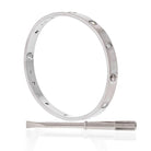 Cartier 18K White Gold 10 Diamond Love With Screw Driver SZ19 Bracelet - The Back Vault