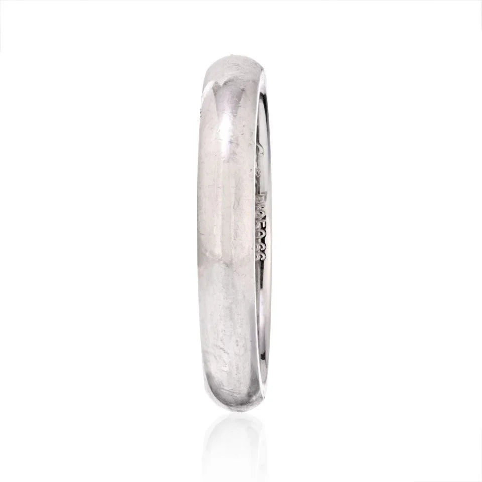 Cartier Platinum Model 1895 Dome Mens Wedding Ring - The Back Vault