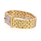 Van Cleef & Arpels Façade 18K Yellow Gold Vintage Women Watch - The Back Vault